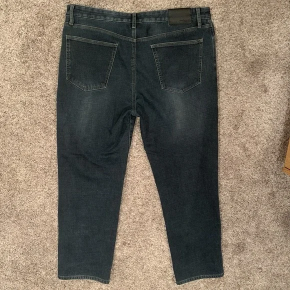 Weatherproof Fleece Lined Jeans Men's Size 40x32 Dark Wash - Picture 2 of 11